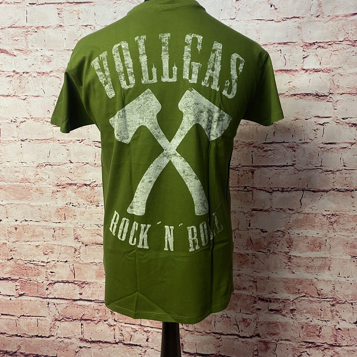 T-Shirt"Vollgas olive"