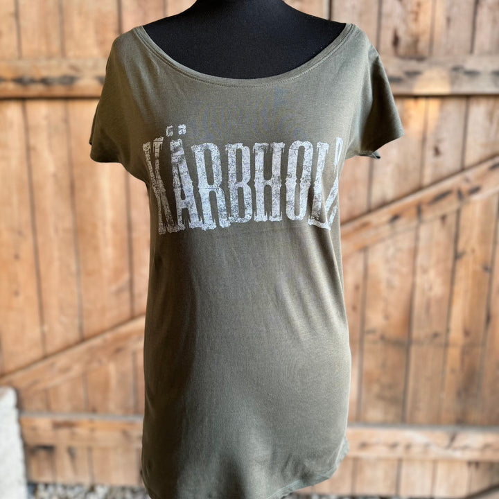 GirlyShirt Vollgas olive