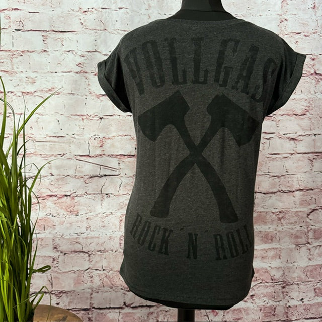 GirlyShirt "Vollgas dark"