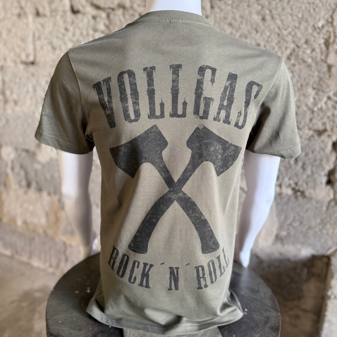 T-Shirt "Vollgas (olive)