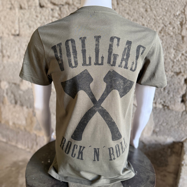T-Shirt "Vollgas (olive)